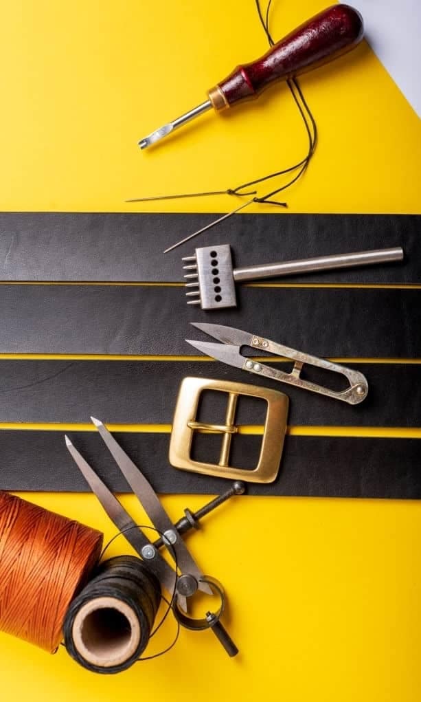 Leather Belt Shortening Ridgeland, MS The Shoe Healer